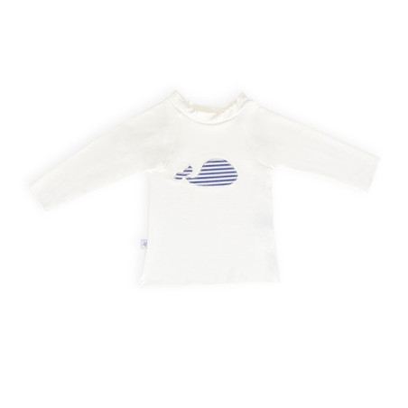t shirt antiuv bebe 50+ marin baleine