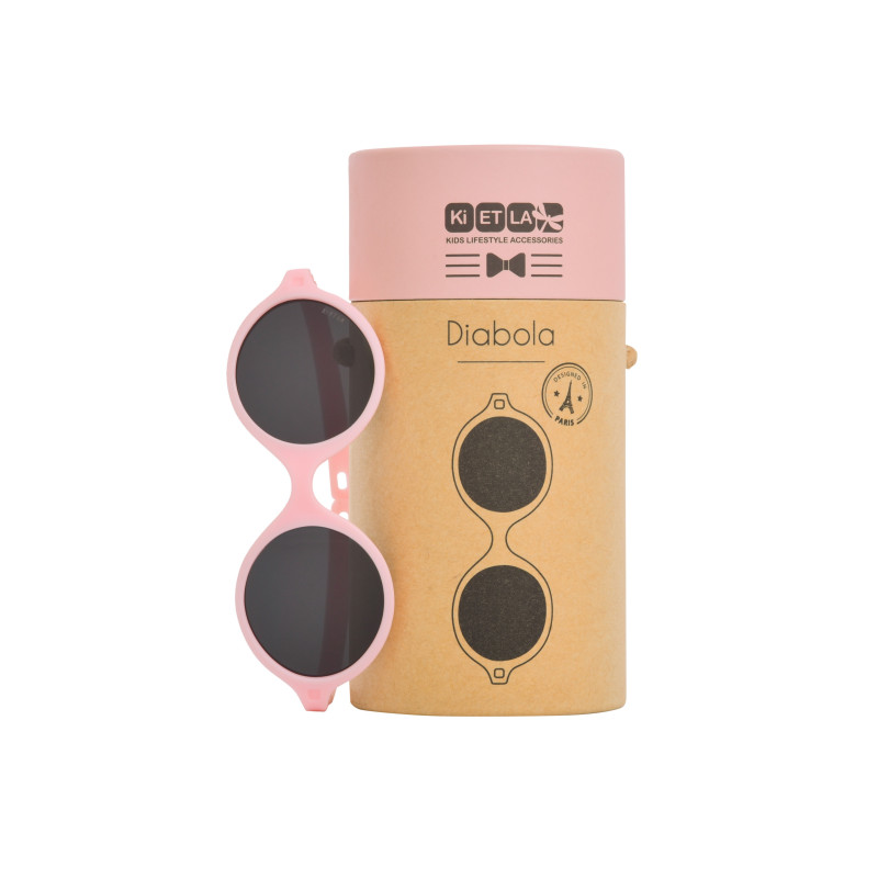 Lunettes de soleil bébé 0-1 an Diabola Blush CAT3 super légère