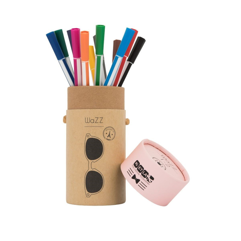 Lunettes de soleil bébé 1 - 2 ans wazz rose blush LEGERE INCASSABLE