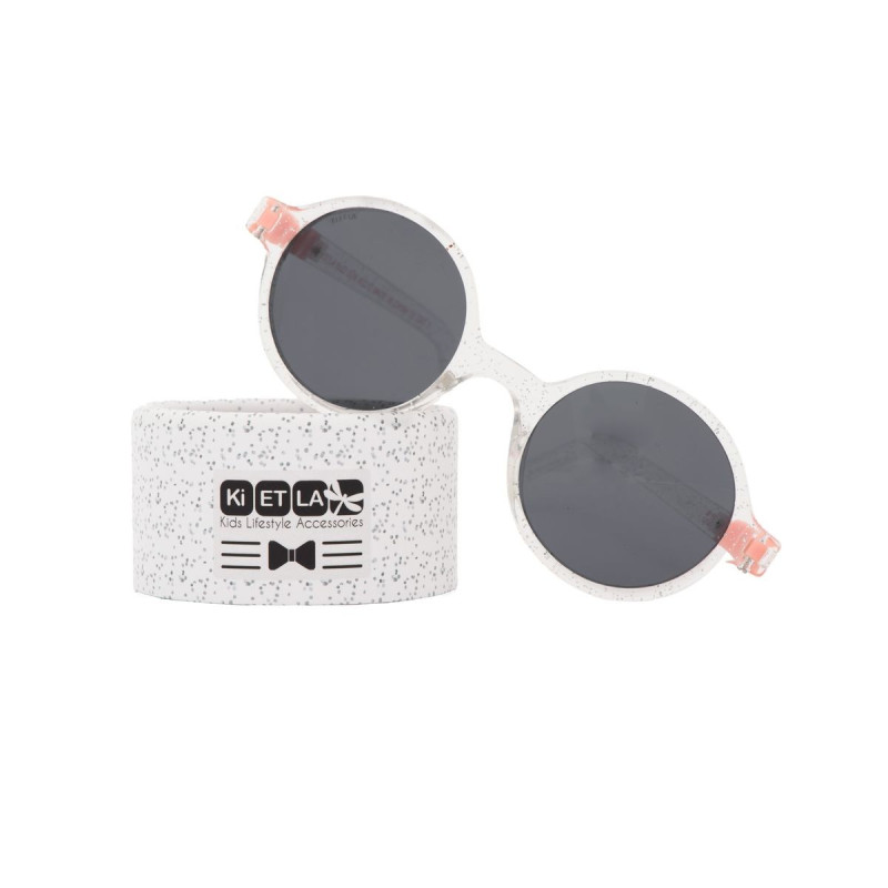 Lunettes de soleil enfant 4-6 ANS rose paillettes