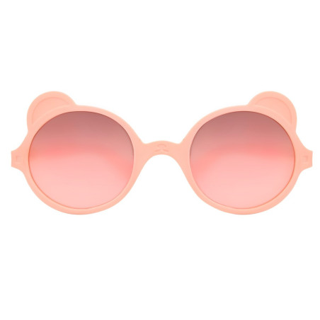 Lunettes de soleil bébé 1-4 ans ourson rose pêche incassable  cat 3