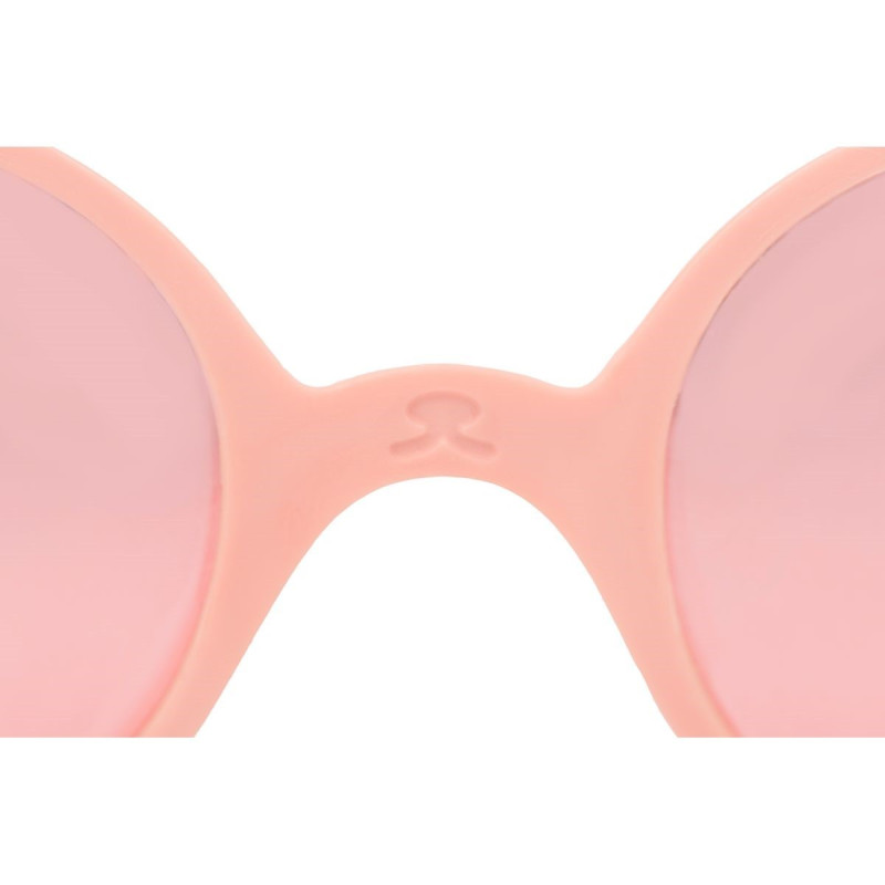 Lunettes de soleil bébé 1-4 ans ourson rose pêche incassable  cat 3