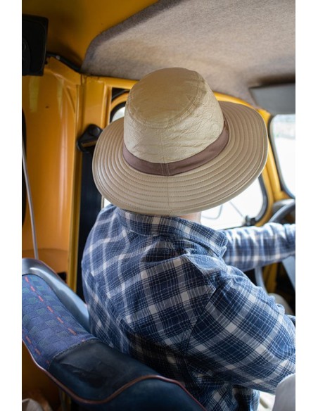Chapeau anti-uv et anti-infrarouges - repousse chaleur - ultra léger - fabriqué au Portugal