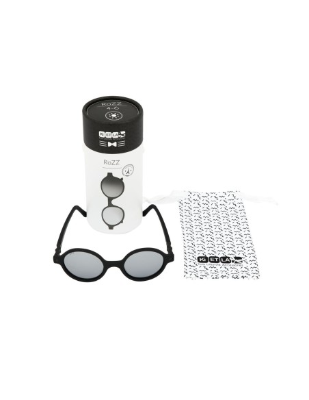 Lunettes de soleil enfant 4-6 ANS noires mer  plage montagne flex