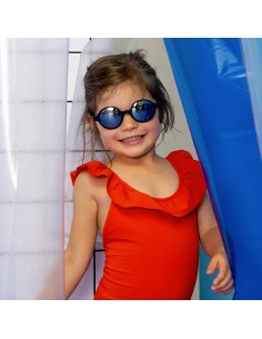 Lunettes de soleil enfant 4-6 ANS noires mer  plage montagne flex