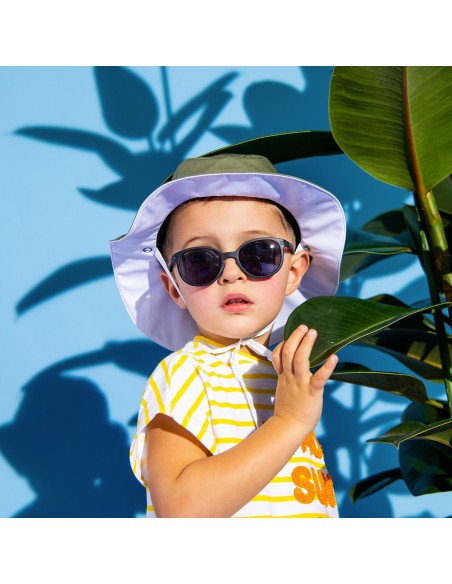 Lunettes de soleil bébé 1 - 2 ans wazz noir MER MONTAGNE PLAGE RANDO