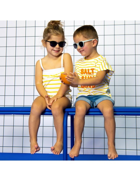 Lunettes de soleil bébé 1 - 2 ans wazz noir MER MONTAGNE PLAGE RANDO