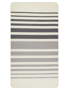 Serviette microfibre recylé PET gris marin