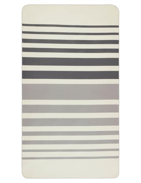 Serviette microfibre recylé PET gris marin