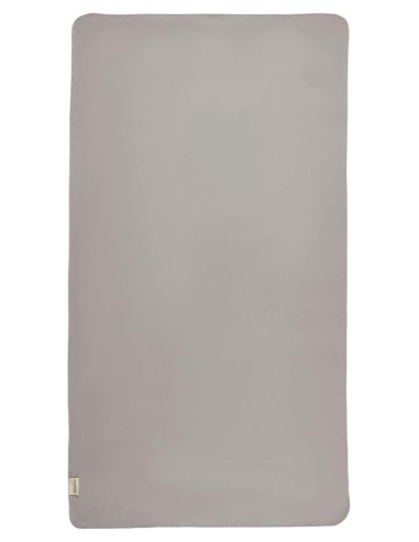 Serviette microfibre gris marin polyester recyclé à 60% pour la plage, piscine, voyages...