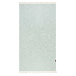 Serviette de plage éco-responsable vert printemps