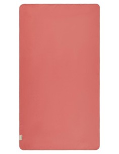 Serviette PET recyclé rouge terracotta - polyester recyclé à 60%, marque européenne