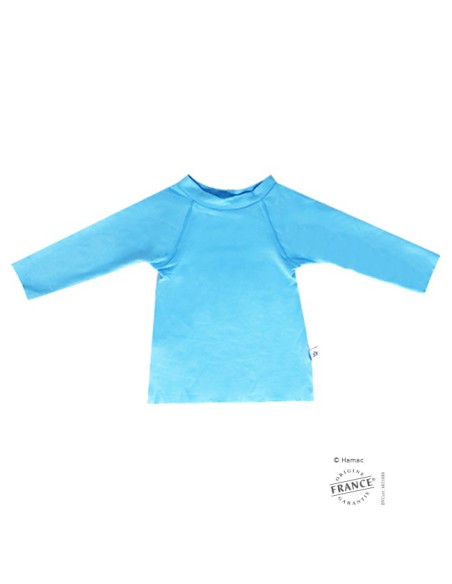 T-shirt anti-UV bébé poséidon - 6 à 24 mois, fabriqué en France UPF 50+