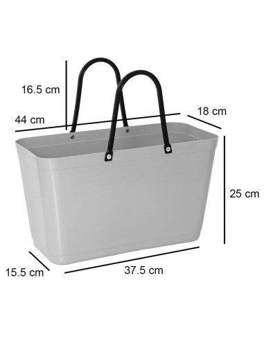 Sac cabas prune bioplastique - Fabriqué en Europe, semi-rigide