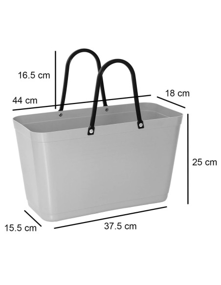 Sac cabas prune bioplastique - Fabriqué en Europe, semi-rigide