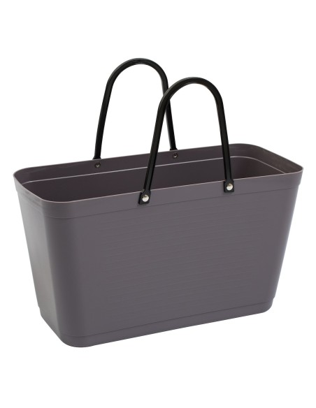 Cabas semi rigide green plastic prune
