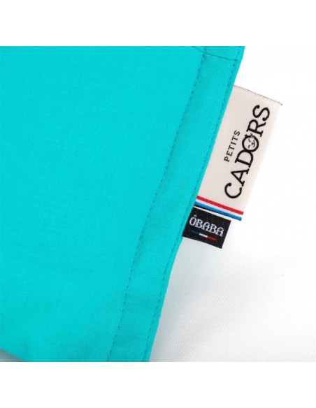 Coussin plage cale-nuque Moorea bleu turquoise