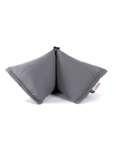Coussin de plage upcyclé gris