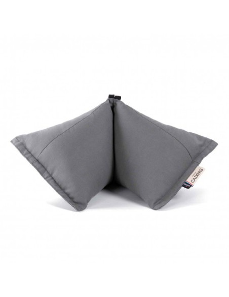 Coussin de plage upcyclé gris