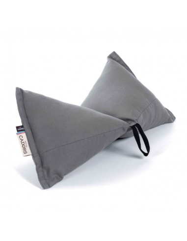 Coussin de plage upcyclé gris