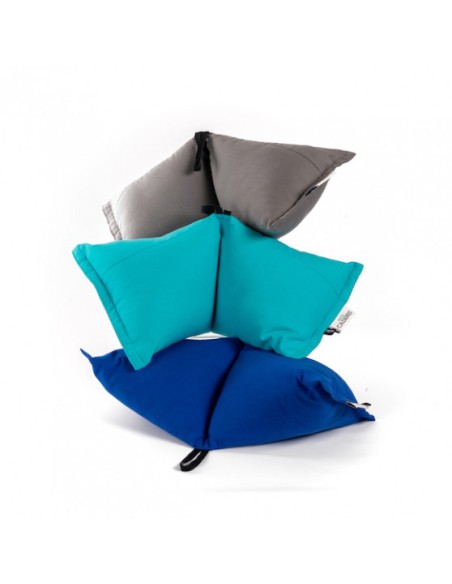Coussin plage cale-nuque Santorin Gris volcanique OBABA