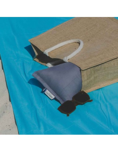Coussin plage cale-nuque Santorin Gris volcanique OBABA