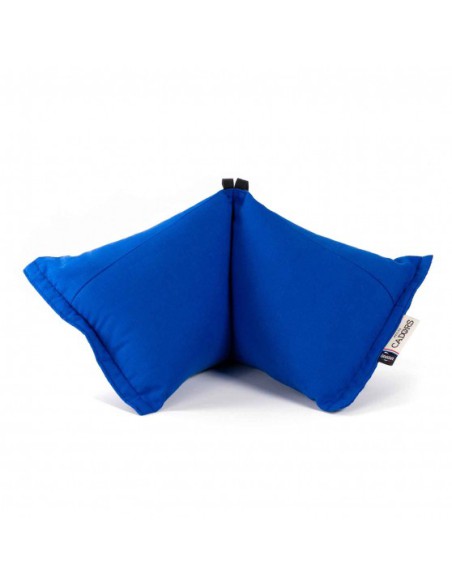 Coussin plage cale-nuque Mykonos bleu outremer