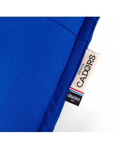 Coussin plage cale-nuque Mykonos bleu outremer