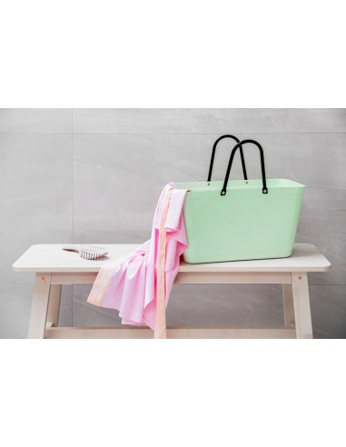 Sac cabas vert clair  green plastic - Fabriqué en Europe
