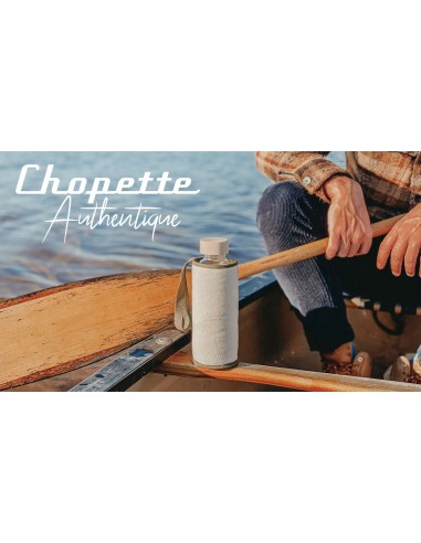 Une gourde isotherme  éco-responsable, élégante et durable pour toutes vos aventures. Verre borosilicate, couvercle en bois natu