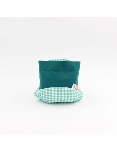Couche lavable plage et piscine Mangrove et menthe  6 à 24 mois - fabrication française