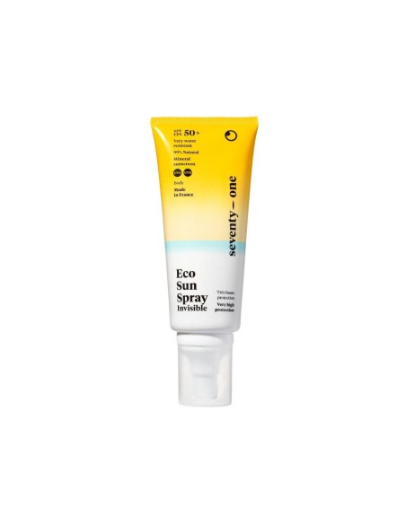 Spray solaire bébé biologique SPF 50+, filtre minéral naturel - 50mL