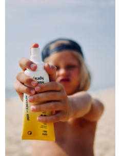 Spray solaire bébé biologique SPF 50+, filtre minéral naturel - 50mL