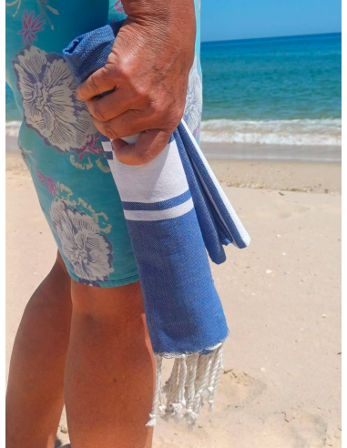 Fouta KASALUZ – Serviette artisanale en coton tunisien