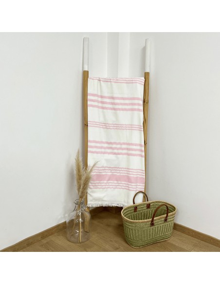 Fouta Karabuk Le Comptoir de la Plage – 140x180 – Doublée éponge coton