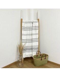 Fouta Karabuk Le Comptoir de la Plage – 140x180 – Doublée éponge coton