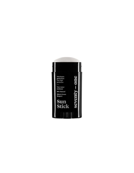 stick solaire, SPF50+, SeventyOne Percent, protection solaire visage