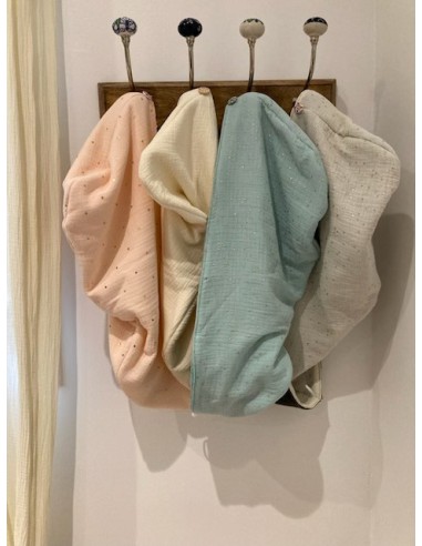 Serviette à cheveux fabriquée en France en provence coton doux