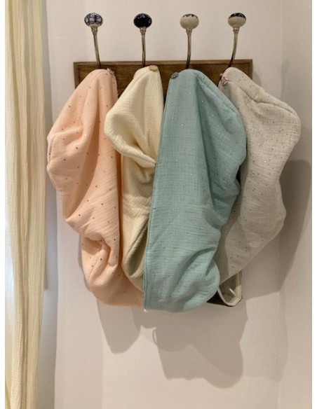 Serviette à cheveux fabriquée en France en provence coton doux