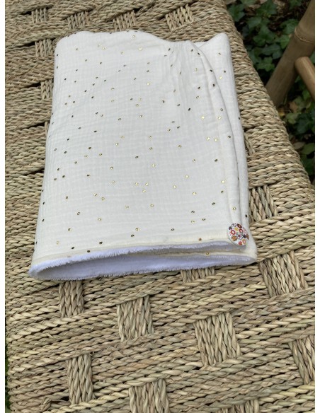 Serviette à cheveux fabriquée en France en provence coton doux