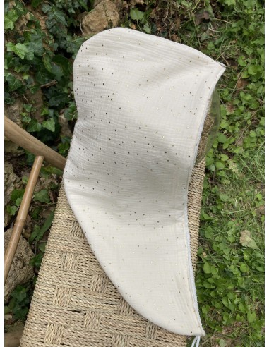 Serviette à cheveux fabriquée en France en provence coton doux