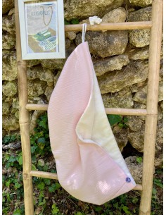 Serviette à cheveux fabriquée en France en provence coton doux
