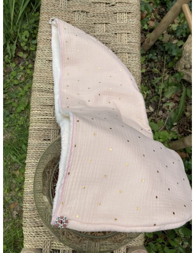 Serviette à cheveux fabriquée en France en provence coton doux