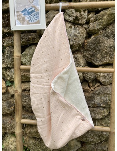 Serviette à cheveux fabriquée en France en provence coton doux