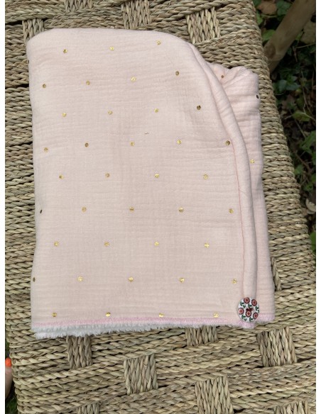 Serviette à cheveux fabriquée en France en provence coton doux