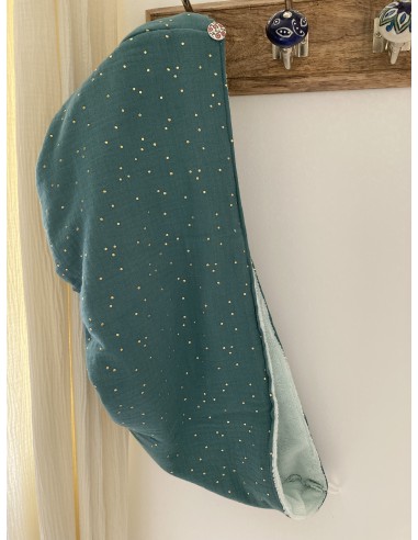 Serviette à cheveux fabriquée en France en provence coton doux