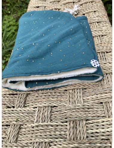 Serviette à cheveux fabriquée en France en provence coton doux