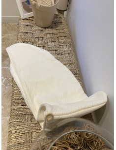 Serviette à cheveux fabriquée en France en provence coton bio doux