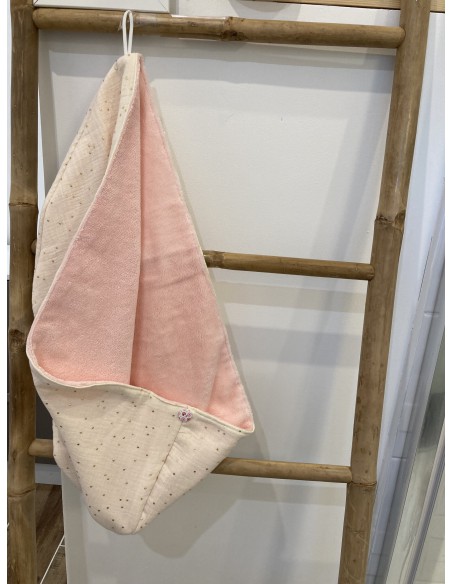 Serviette à cheveux fabriquée en France en provence coton  doux