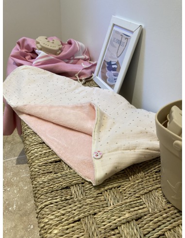 Serviette à cheveux fabriquée en France en provence coton  doux
